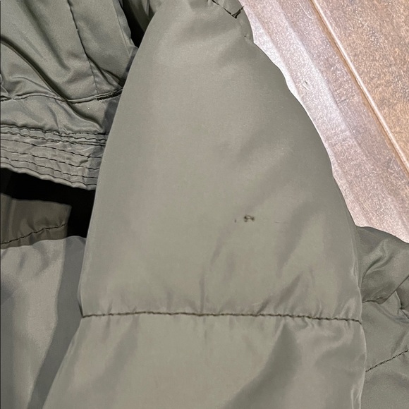 Abercrombie & Fitch Olive Puffer Coat - Picture 3 of 4
